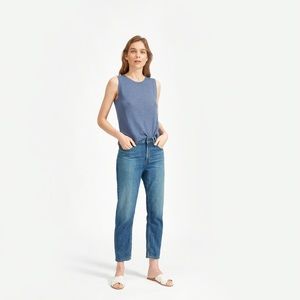Everlane Super-Soft Relaxed Jean Midblue Size 25